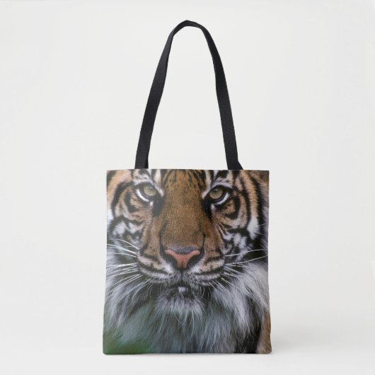 Tiger Head and Face Tasche (Vorderseite)