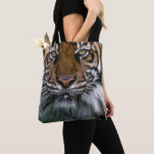 Tiger Head and Face Tasche (Von Nahem)