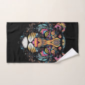 Tiger Head Badhandtuch Set (Handtuch)