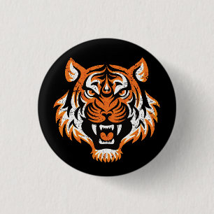 Tiger Head Button