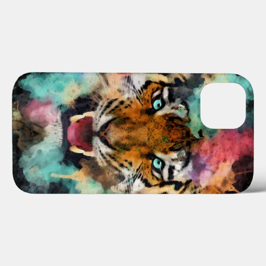 Tiger Head Case-Mate iPhone Hülle (Rückseite (Horizontal))