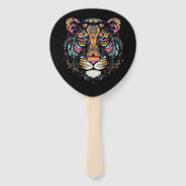 Tiger Head Fächer (Rückseite)