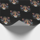 Tiger Head Geschenkpapier (Ecke)