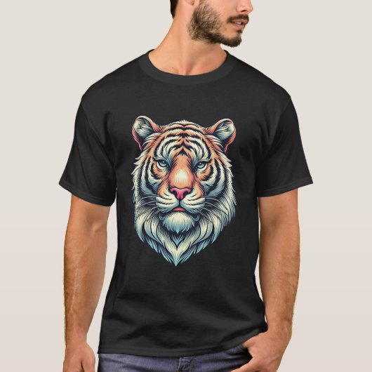 Tiger Head Graphic T-Shirt Bold & Stylish Streetwe (Vorderseite)