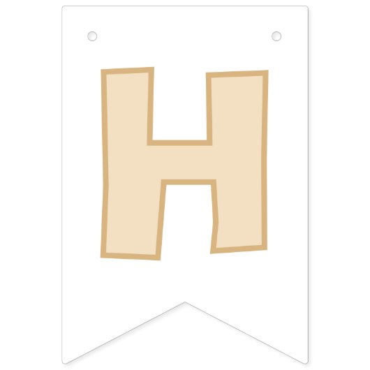 Tiger Head Happy Birthday Party Wimpelkette (Zweite Fahne)