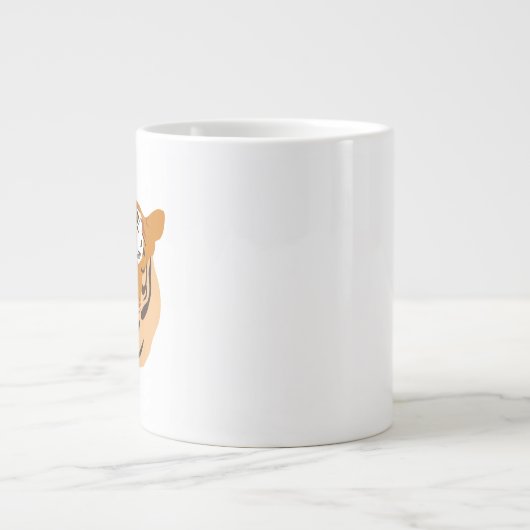 Tiger Head Jumbo-Tasse (Vorderseite)