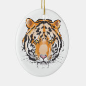 Tiger Head Keramik Ornament (Rechts)