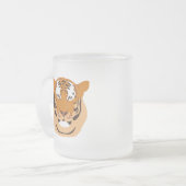 Tiger Head Mattglastasse (Vorderseite Links)