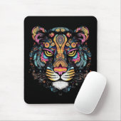 Tiger Head Mousepad (Mit Mouse)
