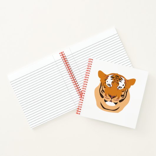 Tiger Head Notizblock (Innenseite)