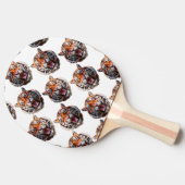 Tiger Head Pattern Design - White   Tischtennis Schläger (Seitenansicht)