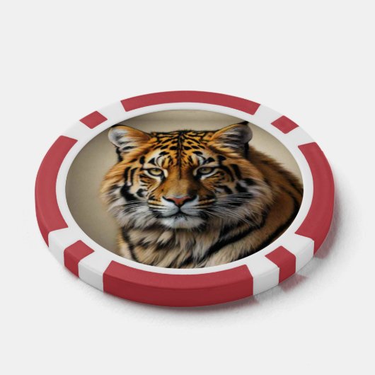 Tiger Head Pokerchips (Einzeln)