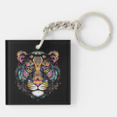 Tiger Head Schlüsselanhänger (Rückseite)