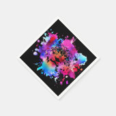 Tiger Head Serviette (Ecke)