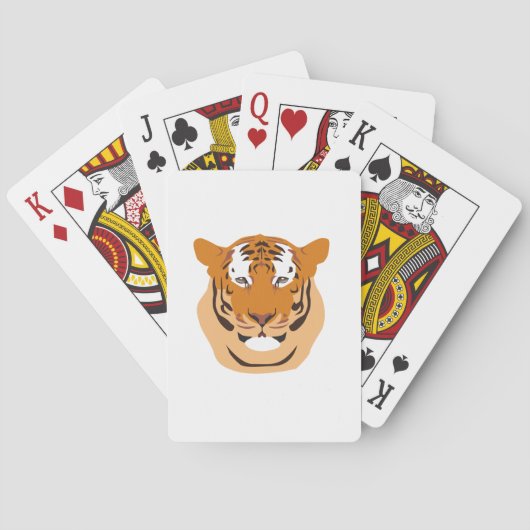 Tiger Head Spielkarten (Rückseite)