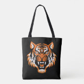 Tiger Head Tasche (Rückseite)