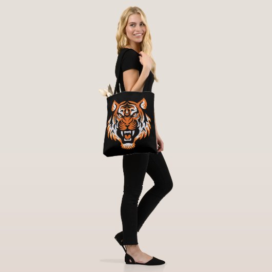 Tiger Head Tasche (Am Model)