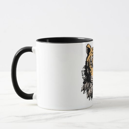 Tiger Head Tasse (Links)