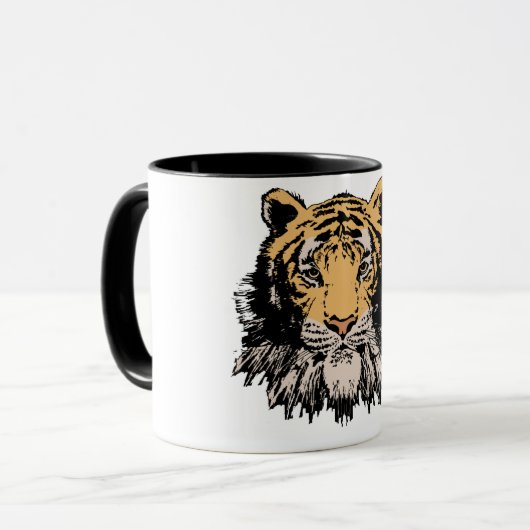 Tiger Head Tasse (Vorderseite Links)