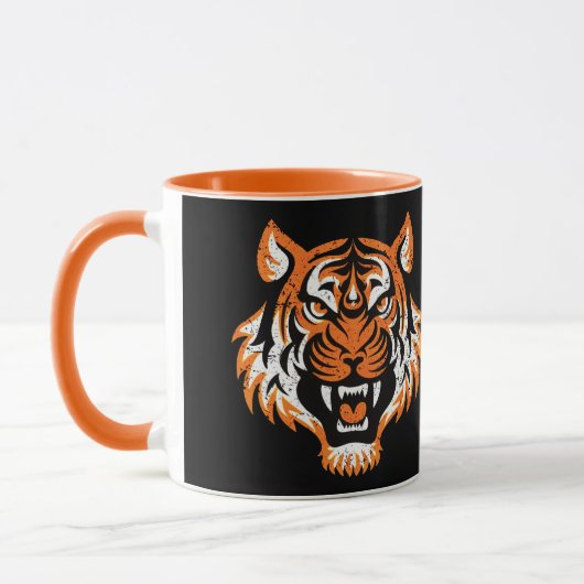 Tiger Head Tasse (Links)