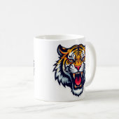 Tiger Head Tasse - Wilder Tierkaffee (VorderseiteRechts)
