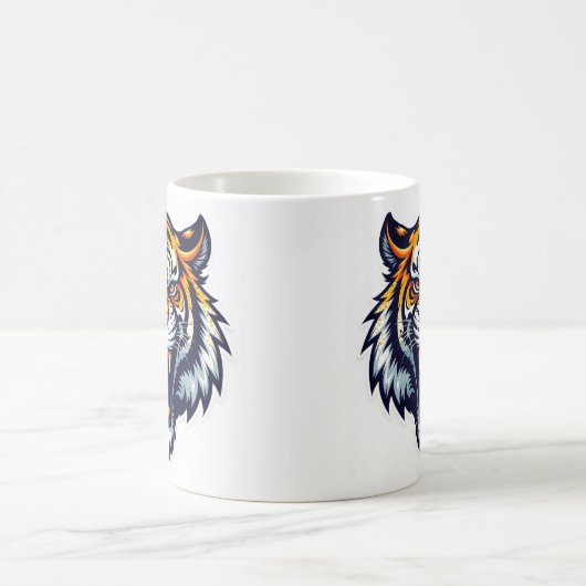 Tiger Head Tasse - Wilder Tierkaffee (Mittel)
