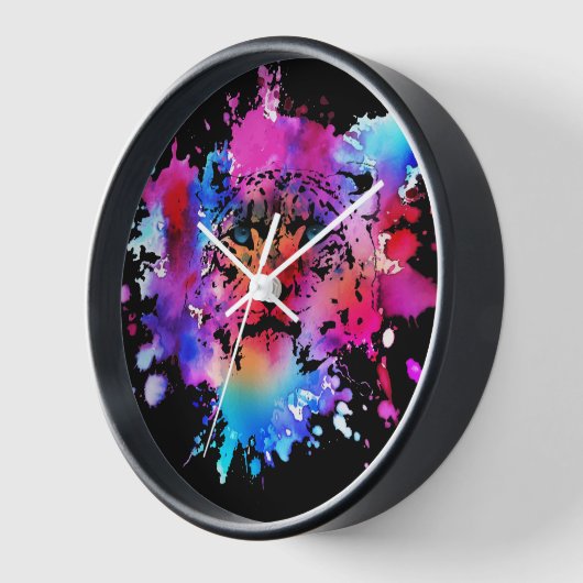 Tiger Head Uhr (Winkel)