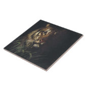 Tiger Head (von Abott Handerson Thayer) Fliese (Seite)
