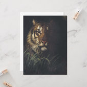 Tiger Head (von Abott Handerson Thayer) Karte (Vorderseite/Rückseite Beispiel)
