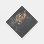 Tiger Head (von Abott Handerson Thayer) Serviette (Ecke)