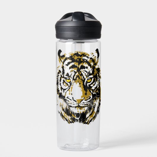 Tiger Head Wasser Flasche - Tiger Wasser Flasche (Vorderseite)