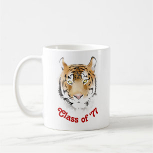 Tiger Head Watercolor Class Wiedersehen Partys Kaffeetasse