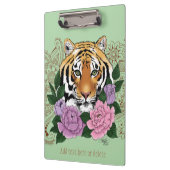 Tiger Henna Pink Lila Klemmbrett (Links)