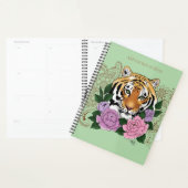 Tiger Henna Pink Purple Blumen Planer (Anzeige)