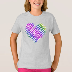Tiger Herz 4 Kinder T-Shirt