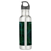 Tiger hiding in Foliage               Edelstahlflasche (Rückseite)