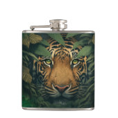 Tiger hiding in Foliage               Flachmann (Vorderseite)