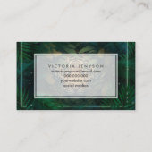 Tiger hiding in Foliage               Visitenkarte (Rückseite)