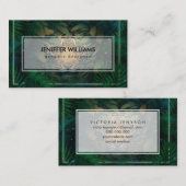 Tiger hiding in Foliage               Visitenkarte (Vorne/Hinten)