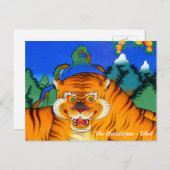 Tiger, Himalaya, Dschungel Nepal / Tibet Postkarte (Vorne/Hinten)