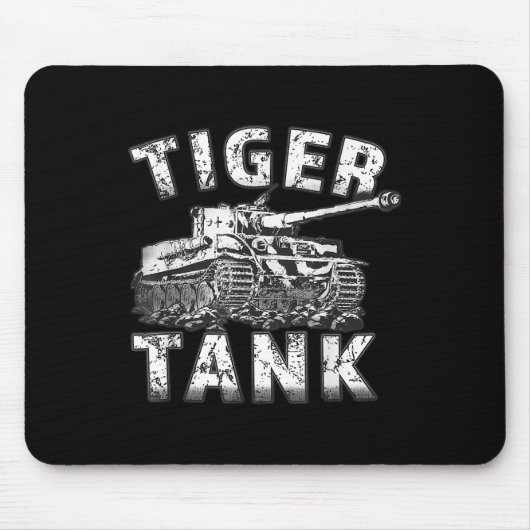 Tiger Historischer Weltkrieg 2 Ww2 Deutscher Panze Mousepad (Vorne)