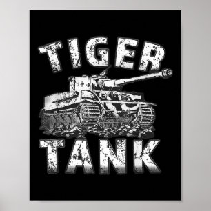 Tiger Historischer Weltkrieg 2 Ww2 Deutscher Panze Poster