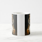 Tiger Holding Egg Kaffeetasse (Mittel)