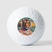 Tiger Holiday Golfball (Vorderseite)