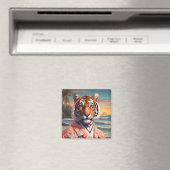 Tiger Holiday Magnet (In Situ (Geschirrspüler))