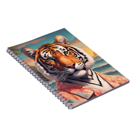 Tiger Holiday Notizblock (Rechte Seite)