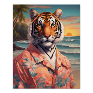 Tiger Holiday Poster