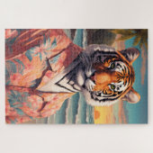 Tiger Holiday Puzzle (Horizontal)