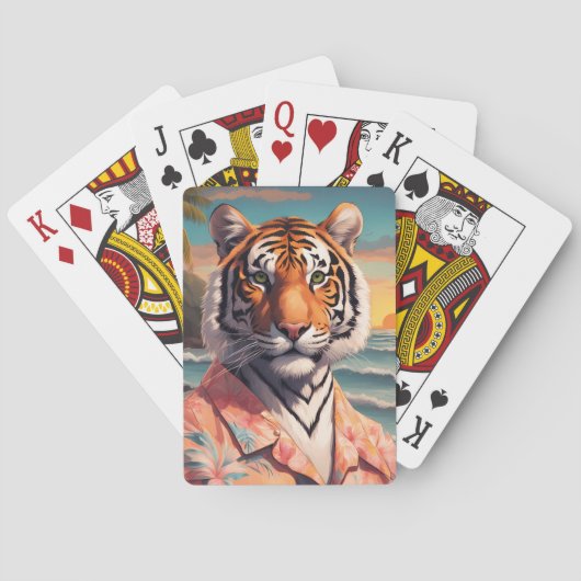 Tiger Holiday Spielkarten (Rückseite)