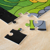 Tiger-Holzsägepuzzle Puzzle (Seite)